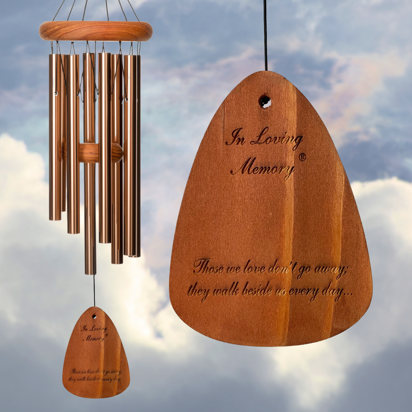 In Loving Memory 24 Inch Bronze Wind Chime