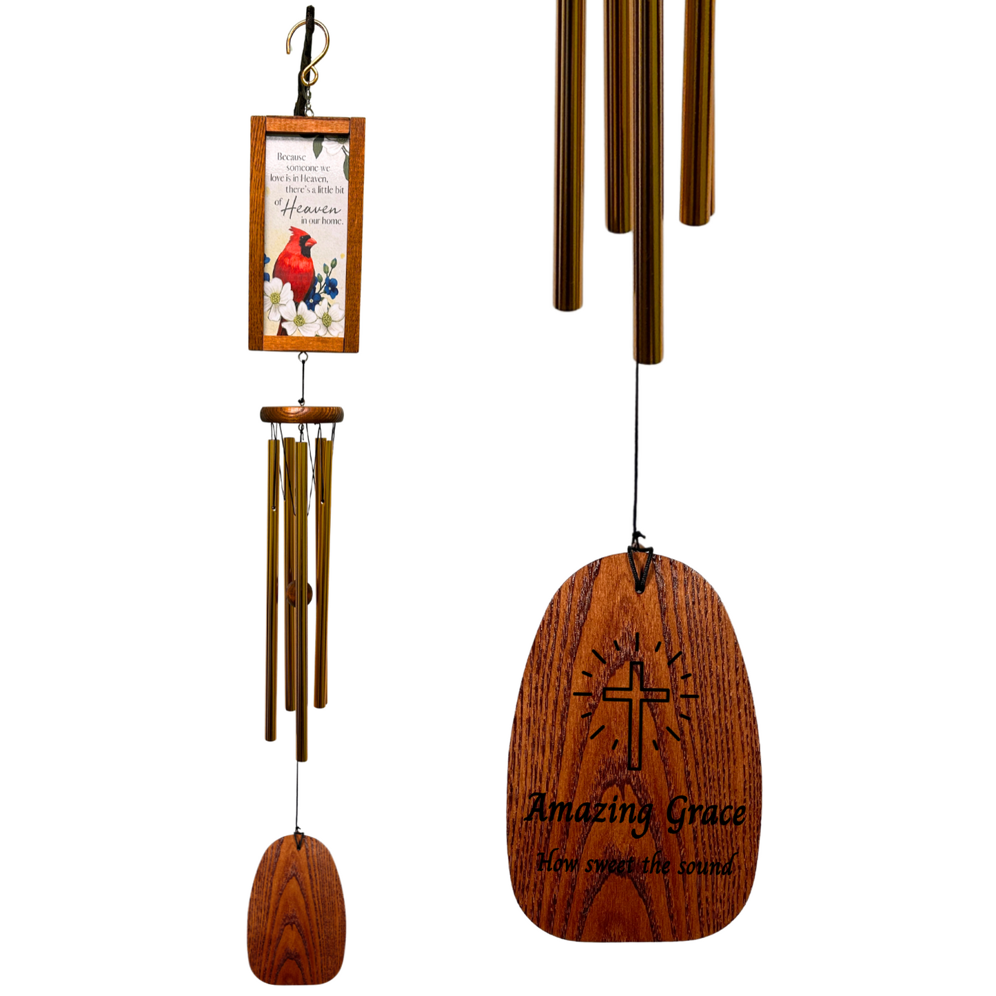 Framed Sentiment Wind Chime