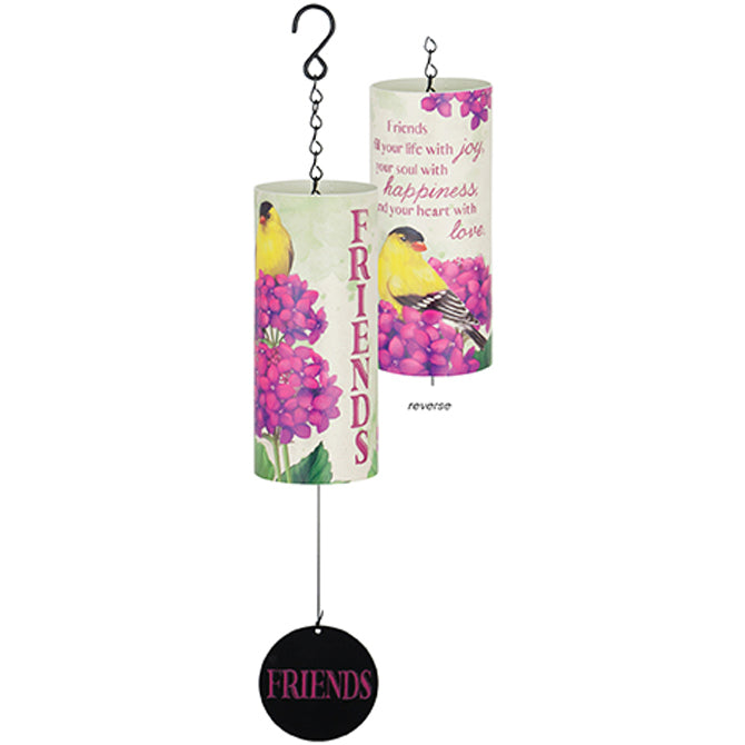 Carson Friends 18 inch Cylinder Sonnet bell with friendship sentiment