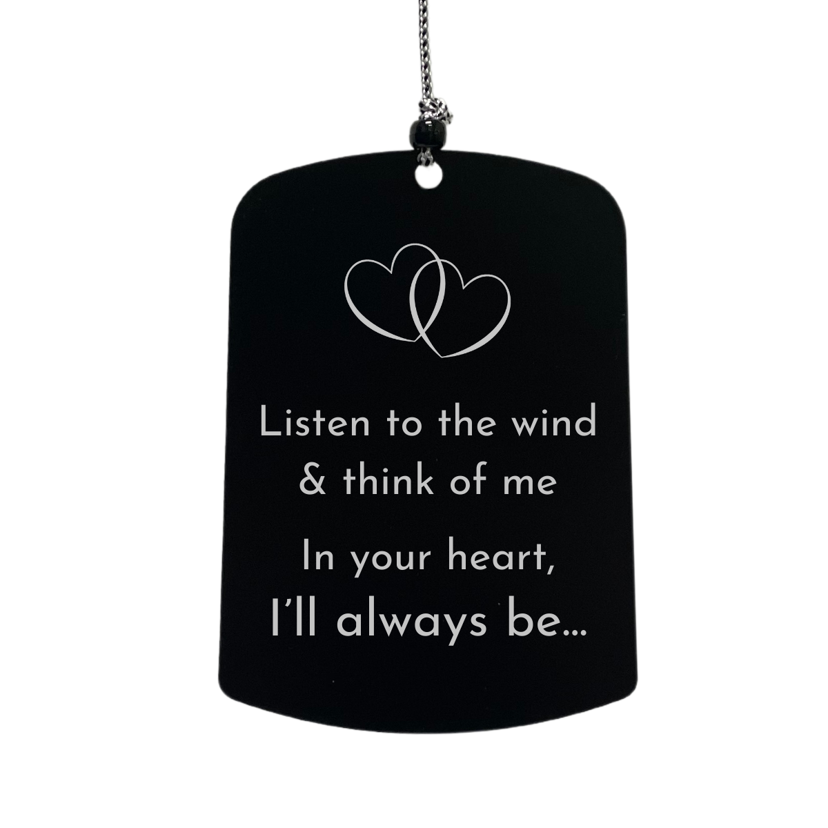 Woodstock Percussion 44 Inch Wind Singer Chimes Of Athena - Black