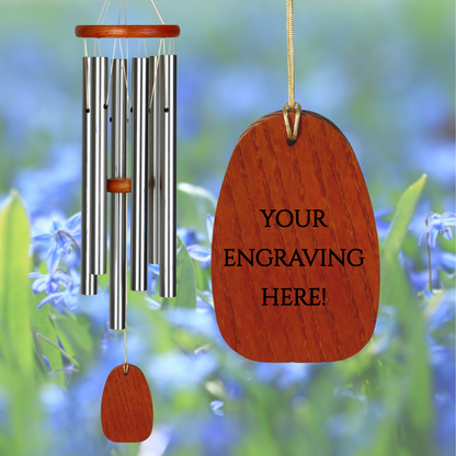 Amazing Grace Silver 25 Inch Wind Chime