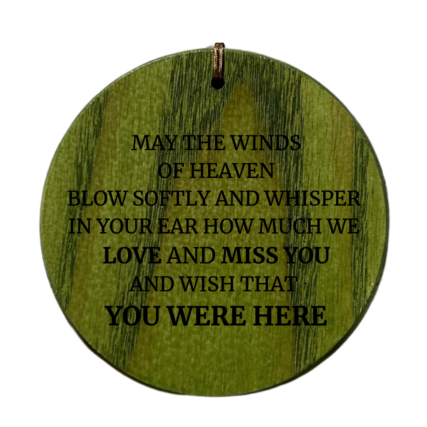 Habitats 17 Inch Wind Chime - Greenwash
