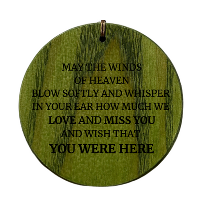 Habitats 17 Inch Wind Chime - Greenwash