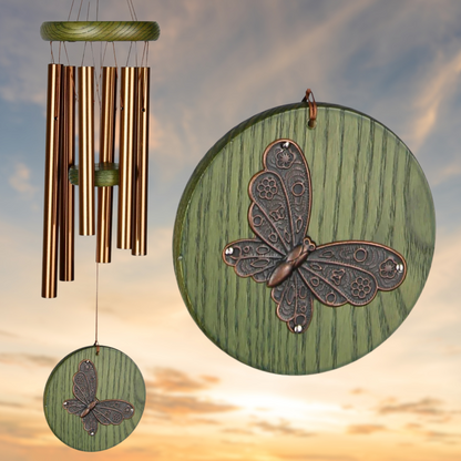 Habitats 17 Inch Wind Chime - Greenwash