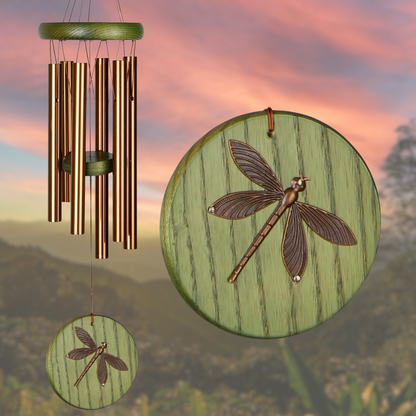 Habitats 17 Inch Wind Chime - Greenwash