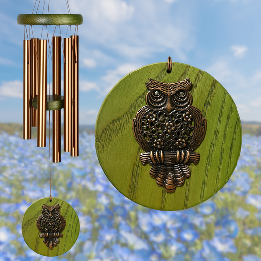 Habitats 17 Inch Wind Chime - Greenwash