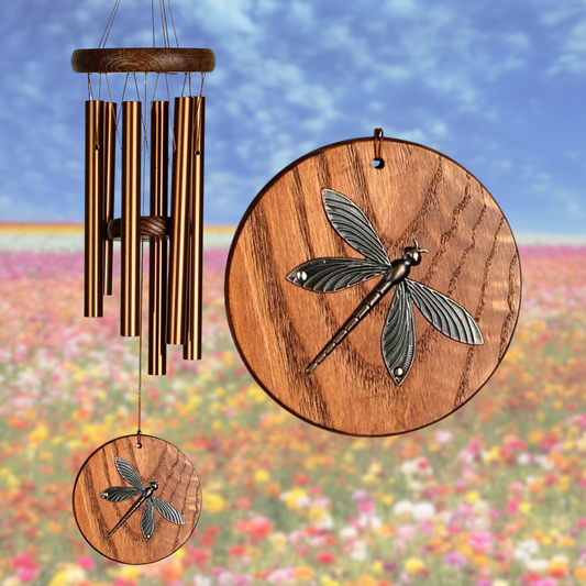 Habitats 17 Inch Wind Chime - Teak