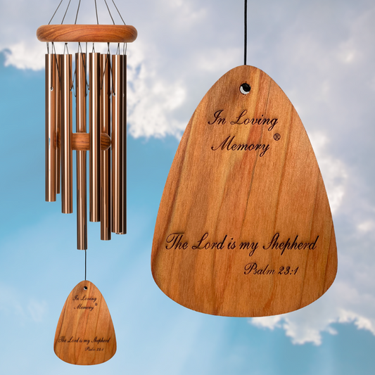 In Loving Memory 24 Inch Bronze Wind Chime