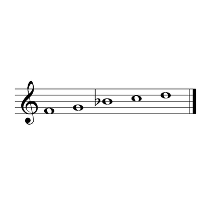 Woodstock Chimes Memorial Chime MUSIC NOTES