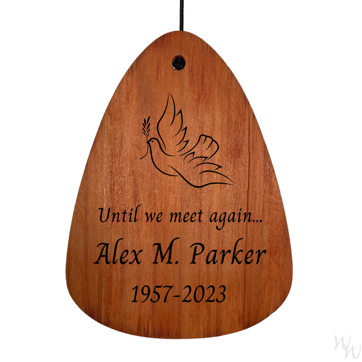 In Loving Memory 24 Inch Silver Wind Chime